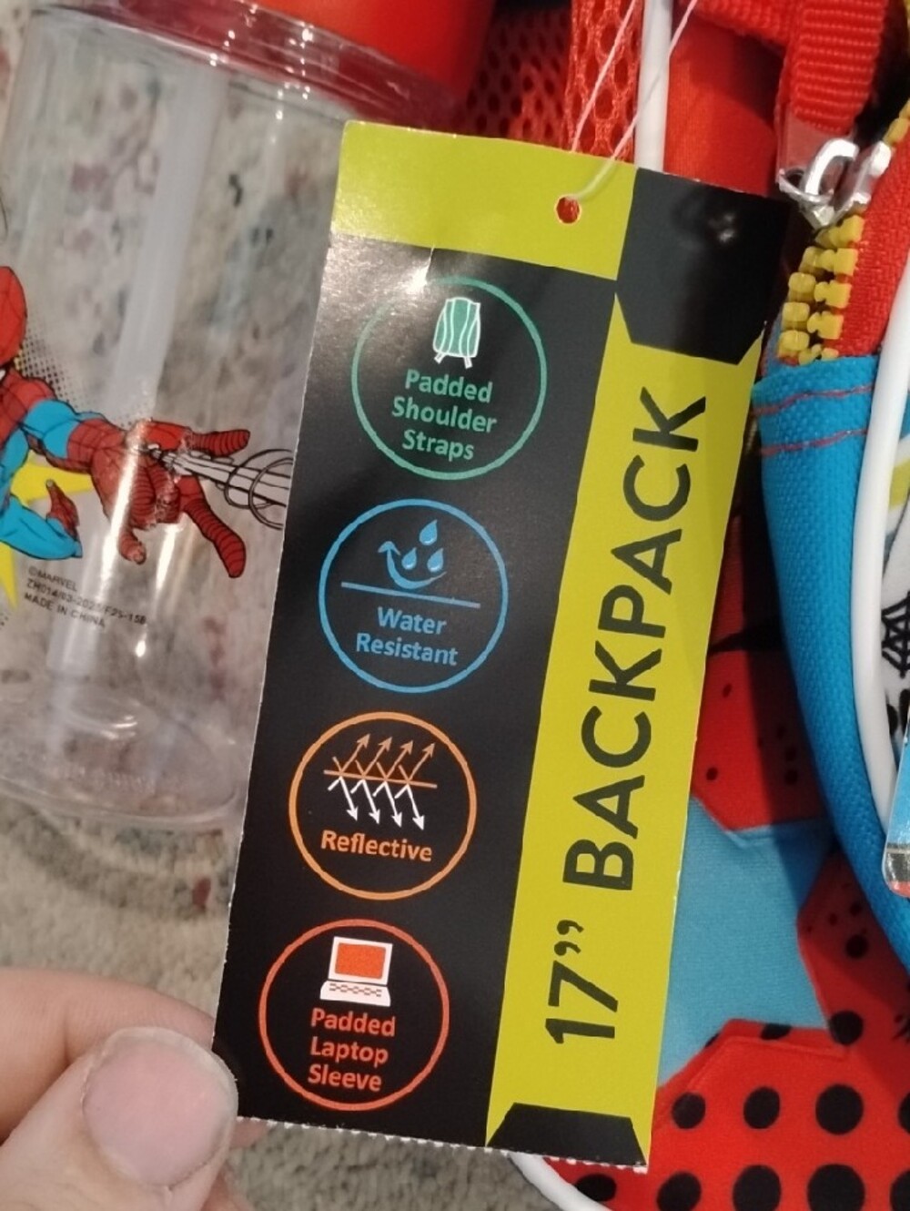 Spider-Man 5 Pc Backpack Set - Picture 4 of 16